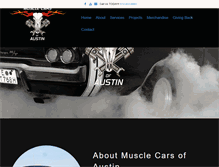 Tablet Screenshot of musclecarsofaustin.com